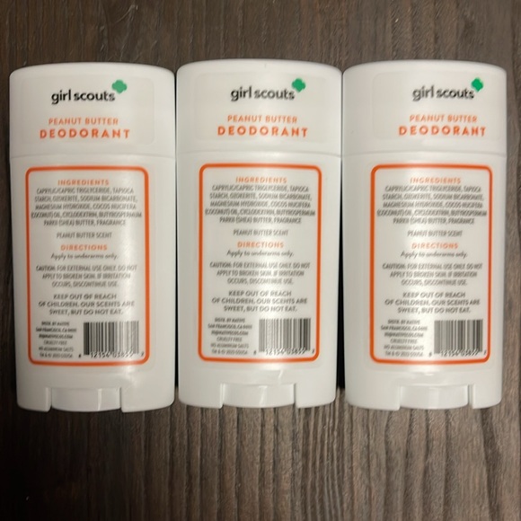 3 Pack Native Deodorant Stick Aluminum Free Limited Edition Girl Scout Cookie - Picture 3 of 5
